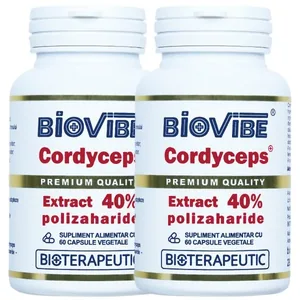 BIOVIBE Cordyceps Extract 40% · 2 cutii