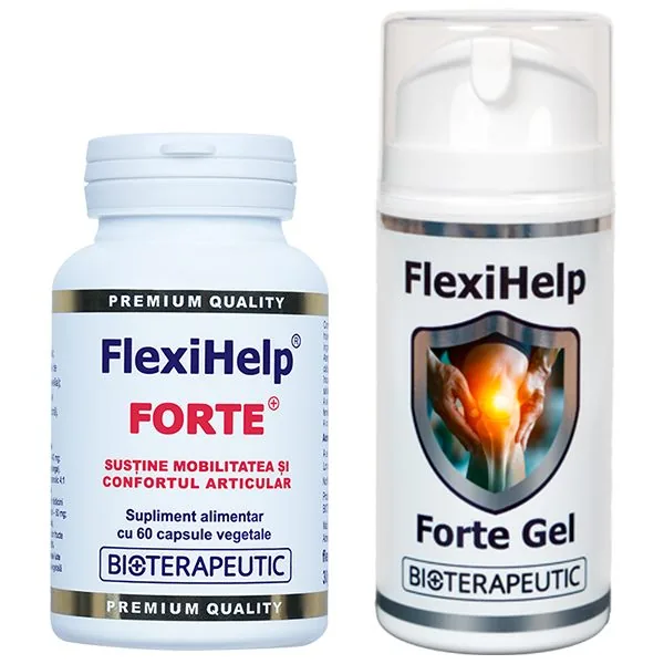 Pachet FlexiHelp Forte Capsule + Gel