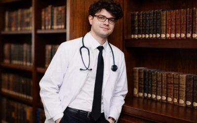 Călin George Vameșu a încheiat Medicina la UMF Iași cu media 10 și a devenit șef de promoție